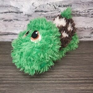 Stuffies‎ Plush Shaggy Turtle Mouth Opens And Zips Close - Stash Animal BIG HEAD